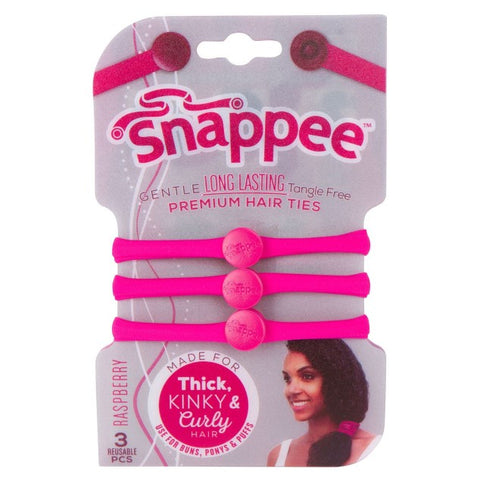 Snapee Raspberry sanft langlebig, wedelfreie Premium -Haarbindungen