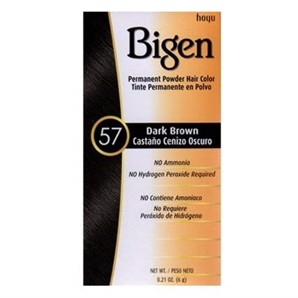 Bigen Pulver Haarfarbe (große Verpackung) #57 Dunkelbraun