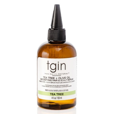Tgin T-Tree & Olivenöl Entgiftung Haare & Kopfhaut Serum 4oz