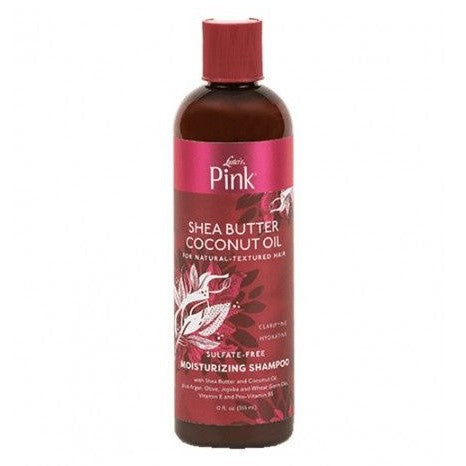 Pink Sheabutter Kokosnussölsulfat-freies Feuchtigkeits-Shampoo 12 Unzen