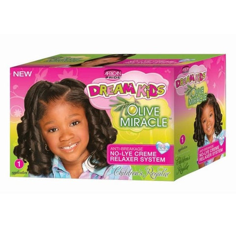 Afrikaner Pride Dream Kids Olive Relaxer Kit 4-Applicaton regelmäßig