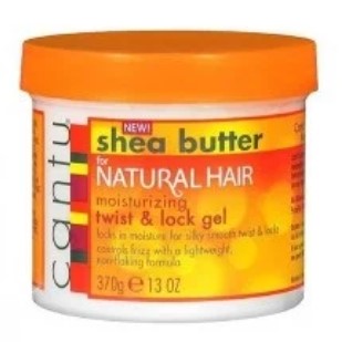 Cantu Shea Butter natürliches Haar feuchtigkeitsspenstiges Twist & Lock Gel 13oz
