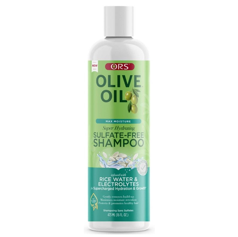 Ors Olivenöl Max Feuchtigkeitsreis Wasser Shampoo 16oz