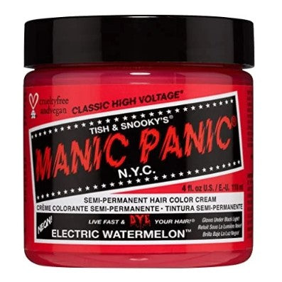 Manische Panik Hochspannung Elektrische Wassermelonen Haarfarbe 118 ml