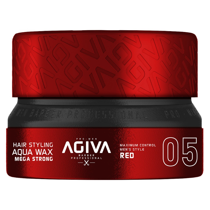 Agela Styling Haarwachs Aqua Mega Strong 155ml - Rot #5