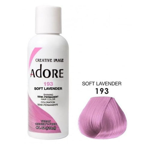 Verehren semi dauerhafte Haarfarbe 193 weiche Lavendel 118ml