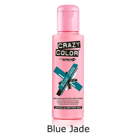 Verrückte Farbe Blau Jade 67 halb dauerhaft Haarfarbe Creme