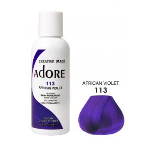 Verehren semi dauerhafte Haarfarbe 113 Afrikanische Violett 118ml