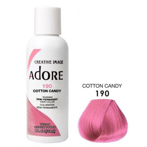 Verehren semi dauerhafte Haarfarbe 190 Baumwoll Süßigkeiten 118ml
