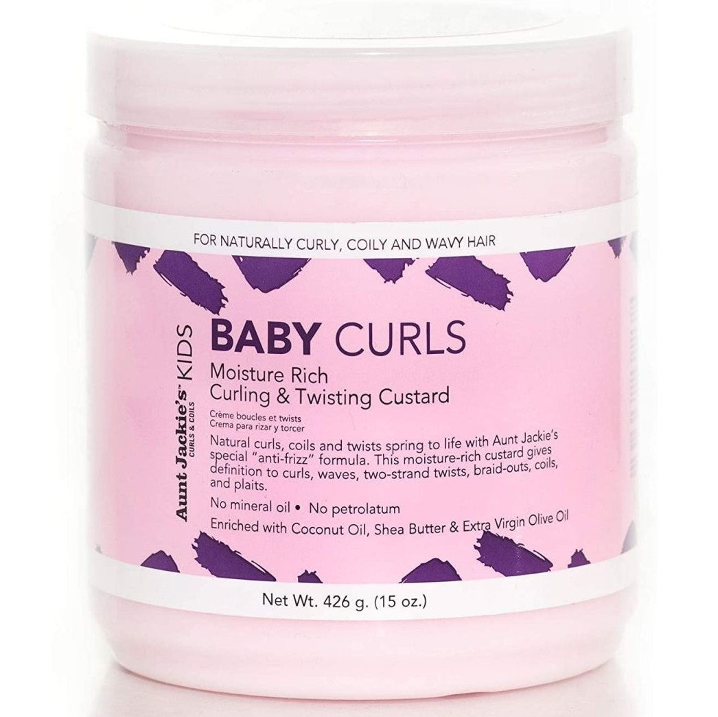 Tante Jackies Curls & Coils Girls Baby Girl Curls Curling & Twisting Custard 426gr