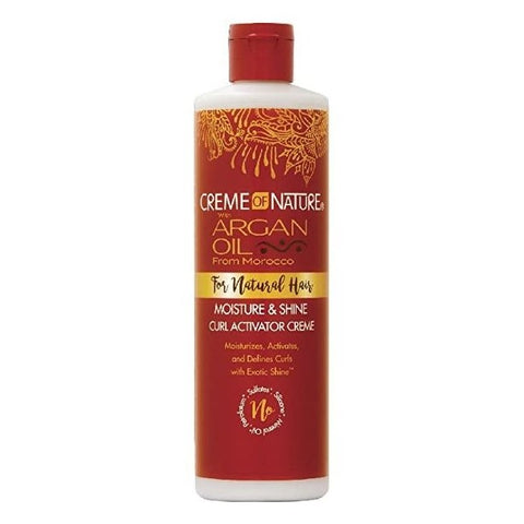 Creme der Natur Arganöl für natürliche Haarfeuchtigkeit & Glanz -Curl -Aktivator Cream 354ml
