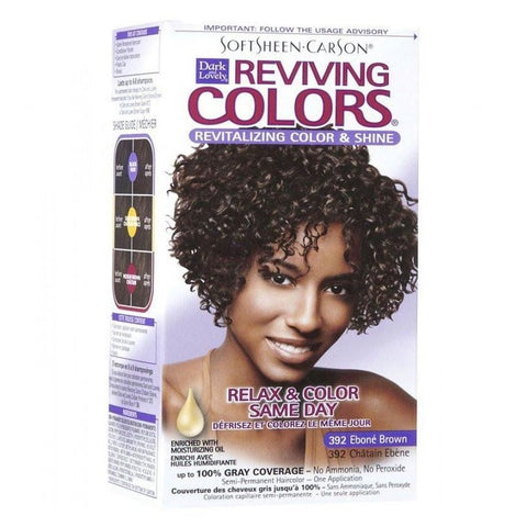 Dunkle und schöne Haarfarbe wiederbelebte Farbe 392 Ebony Braun
