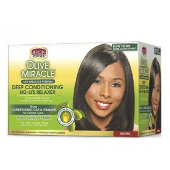 Afrikanischer Stolz Olive Miracle Relaxer Kit Super