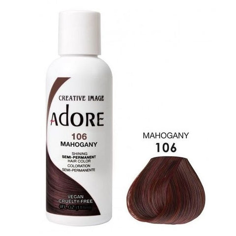 Verehren semi dauerhafte Haarfarbe 106 Mahagoni 118ml