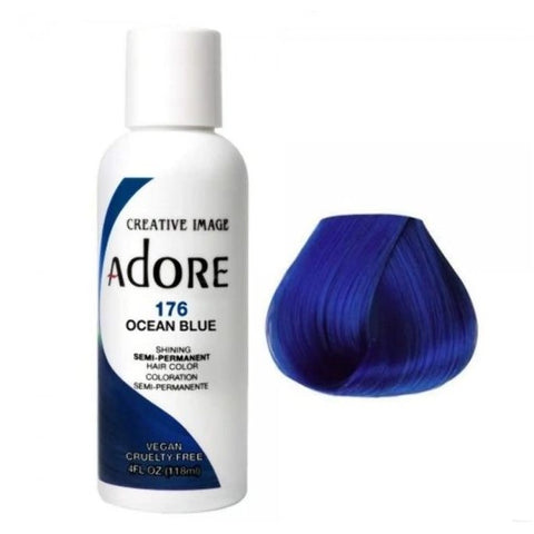 Verehren semi dauerhafte Haarfarbe 176 Ozeanblau 118ml