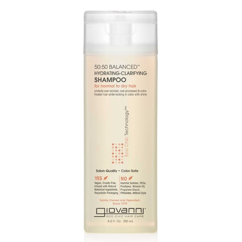 Giovanni 50:50 ausgewogenes hydratisierendes Shampoo 8,5 Unzen / 250 ml