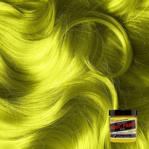 Manische Panik Hochspannung Elektrische Bananen Haarfarbe 118 ml