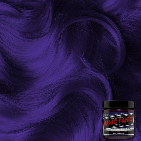 Manische Panik Hochspannung violette Nacht Haarfarbe 118 ml