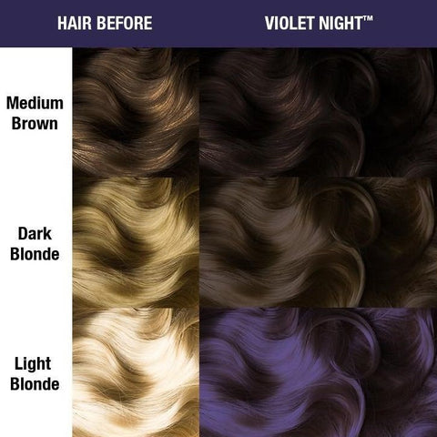Manische Panik Hochspannung violette Nacht Haarfarbe 118 ml
